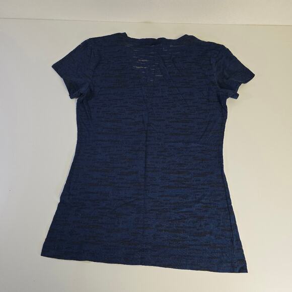 NFL Team Apparel Chargers Blue Black Sheer Burnout T-shirt size Small - Picture 4 of 6